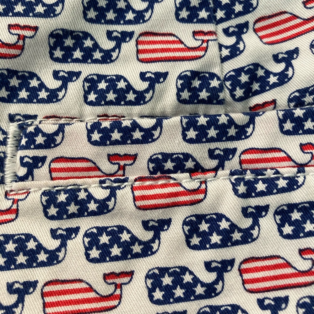 Girls Vineyard Vine Boulevard shorts ,stars and stripe size 10 shorts - Picture 3 of 6